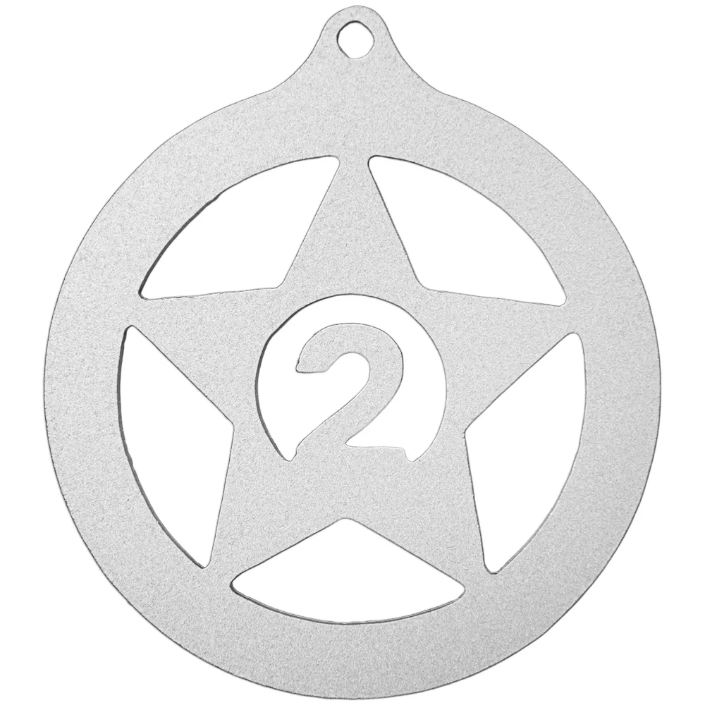 Реальное фото Медаль MZP 902-60/SM 2 место (D-60мм, s-2 мм) от магазина СпортЕВ