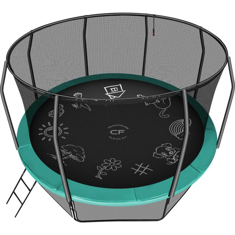 Реальное фото Каркасный батут Clear Fit FamilyHop 10Ft от магазина Спортев