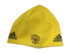Шапка гоночная с лого Adidas желтый