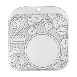 Медаль MZP 502-60/SM 2 место (50х55мм, s-2 мм)