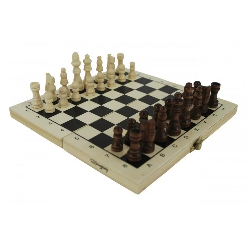 Реальное фото Шахматы деревянные с доской Stingrey 8150S размер доски 20х10х2,8 см от магазина СпортЕВ