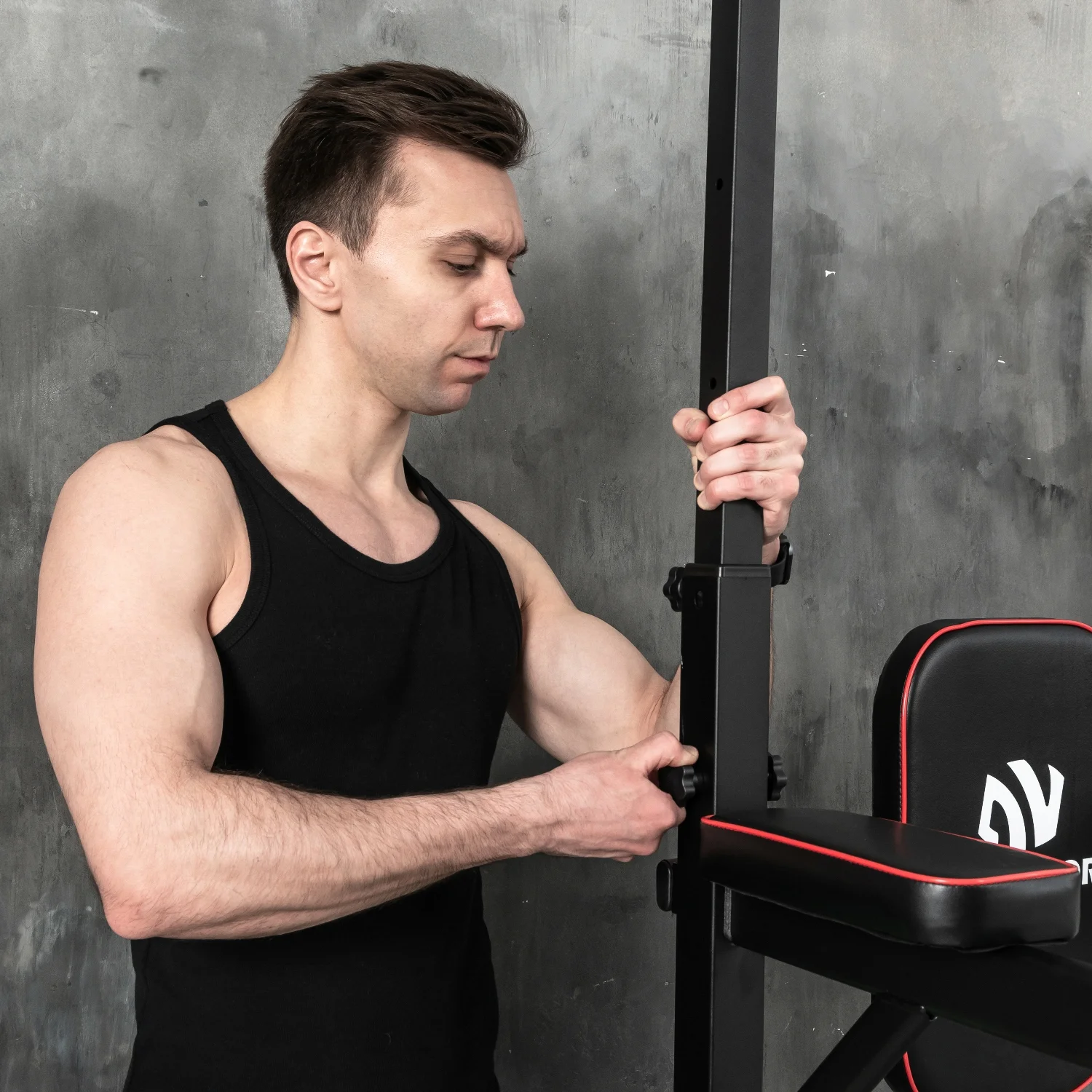 Реальное фото Турник-брусья DFC Power Tower G-ADVENOR от магазина Спортев