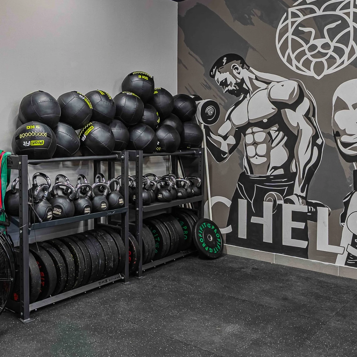 Реальное фото Медицинбол набивной (Wallball) PROFI-FIT 8 кг от магазина Спортев