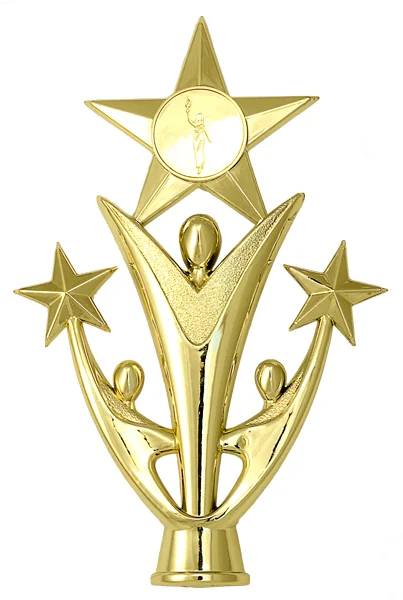 Реальное фото Фигура C3070/G-1 звезды (H-14 см) от магазина Спортев