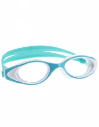 Очки для плавания Mad Wave Flame turquoise/white M0431 13 0 16W