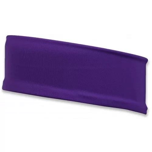Реальное фото Повязка на голову Indigo 18*5см эластичная бифлекс фиолетовый SM-266 от магазина СпортЕВ