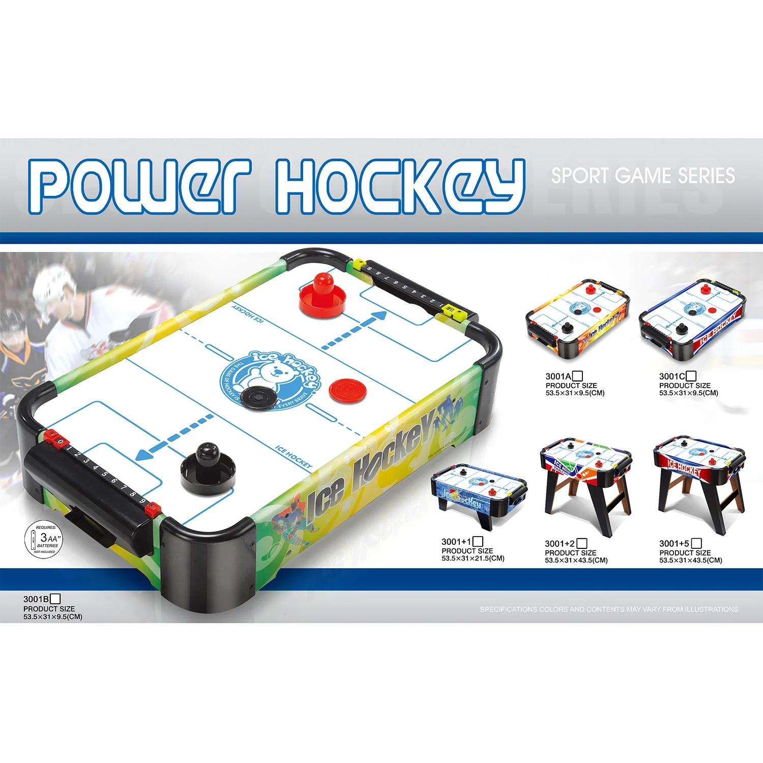 Реальное фото Игровой стол - аэрохоккей DFC SB-AT-3001 от магазина Спортев