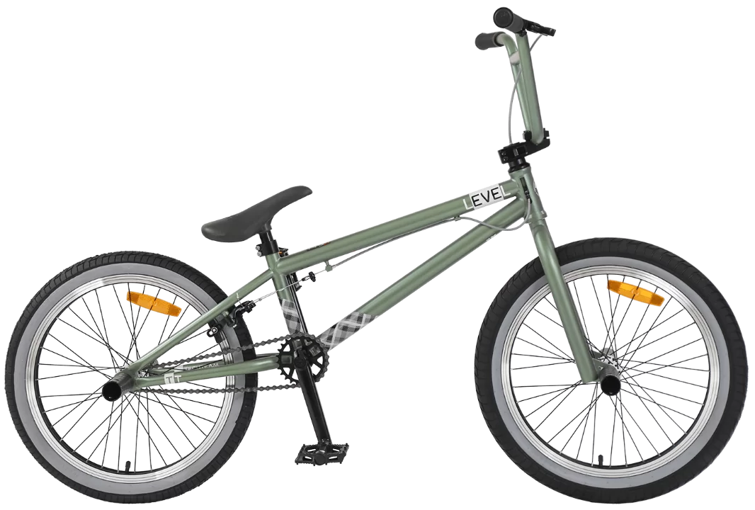 Реальное фото Велосипед BMX TechTeam Level 20" (2023) фисташковый 30013 от магазина СпортЕВ
