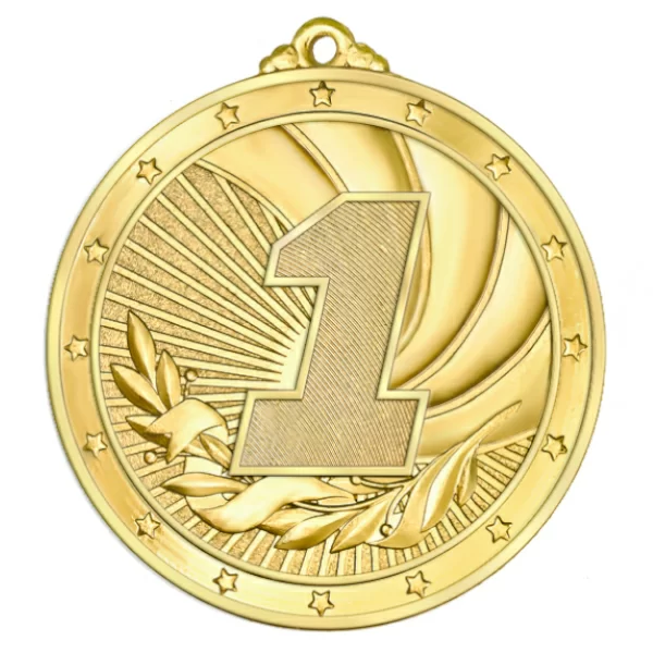 Реальное фото Медаль MZ 31-70/G 1 место (D-70 мм, s-2,5 мм) от магазина Спортев