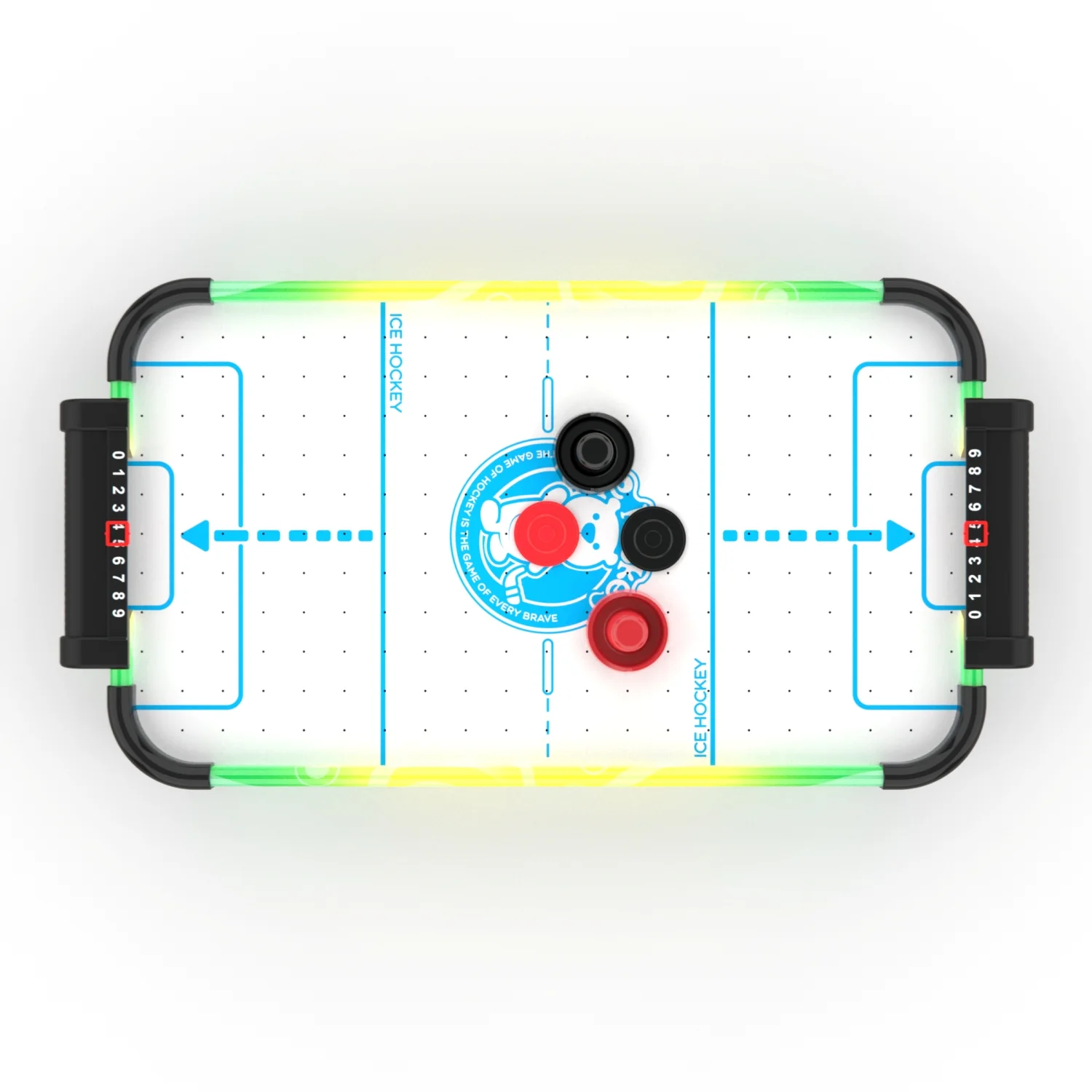 Реальное фото Игровой стол - аэрохоккей DFC SB-AT-3001 от магазина Спортев