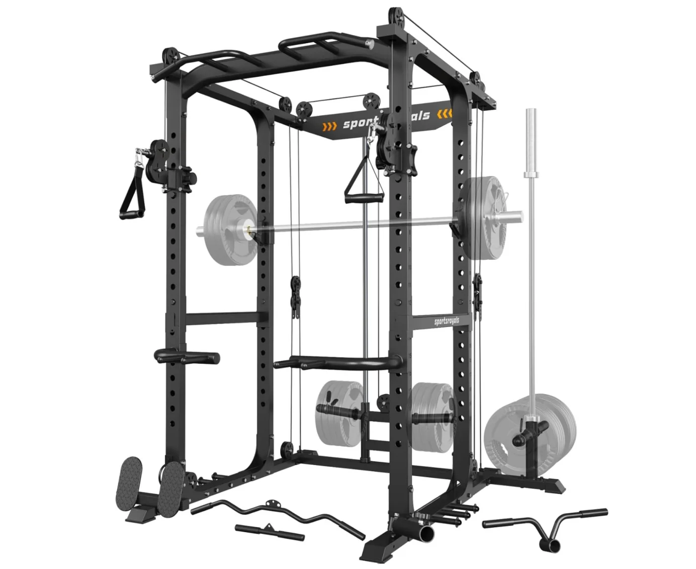 Реальное фото Силовая рама многофункциональная DFC D026 от магазина Спортев