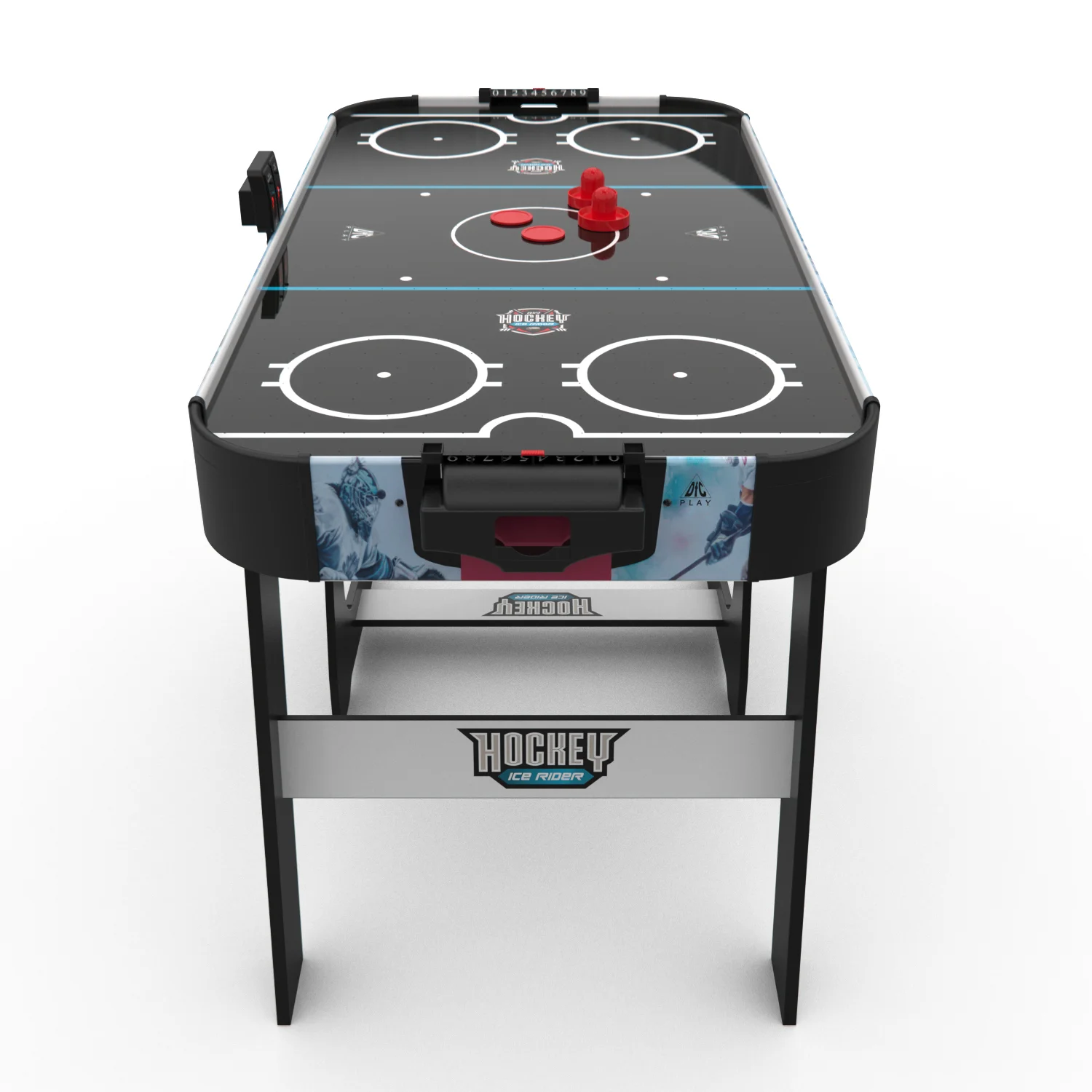 Реальное фото Игровой стол - аэрохоккей DFC ICE RIDER AT-140 от магазина Спортев