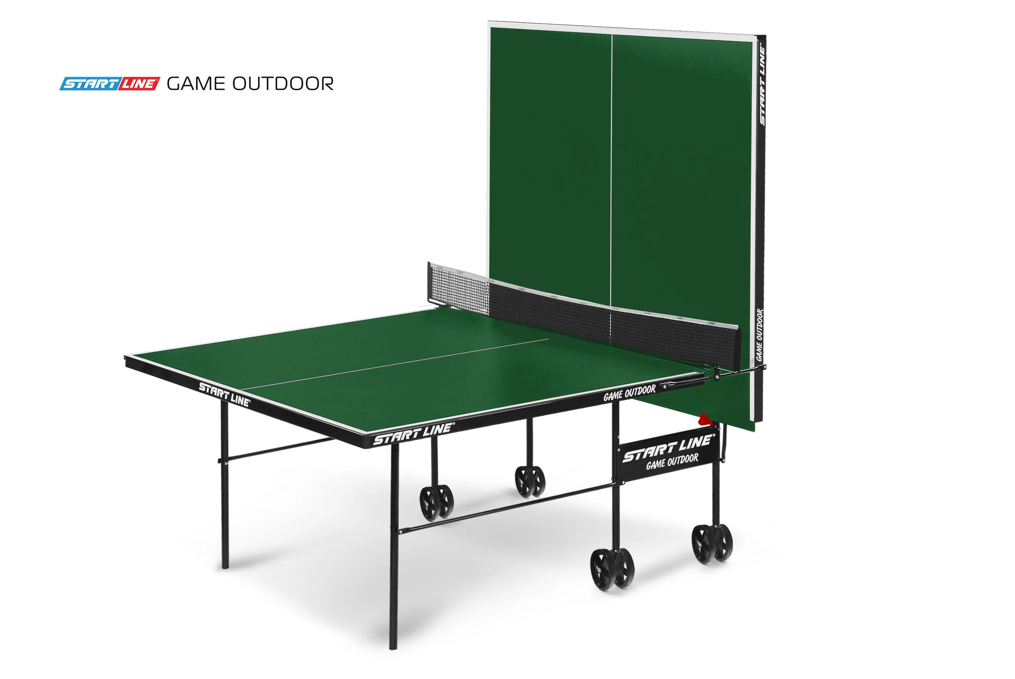 Реальное фото Стол теннисный Game Всепогодный с сеткой Зелёный от магазина Спортев