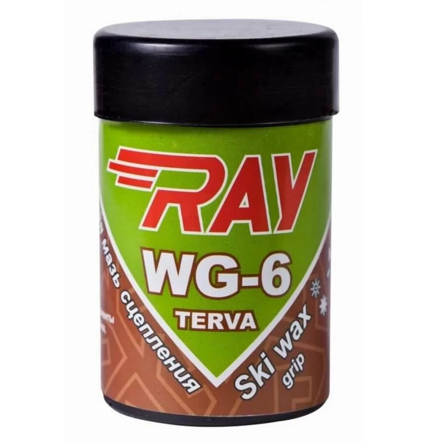 Реальное фото Мазь держания Ray WG-6 -10..-25°C смоляная светло-зеленая 35 г от магазина СпортЕВ