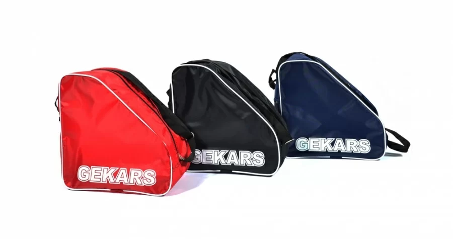 Реальное фото Чехол-сумка для коньков Gekars с карманом от магазина СпортЕВ
