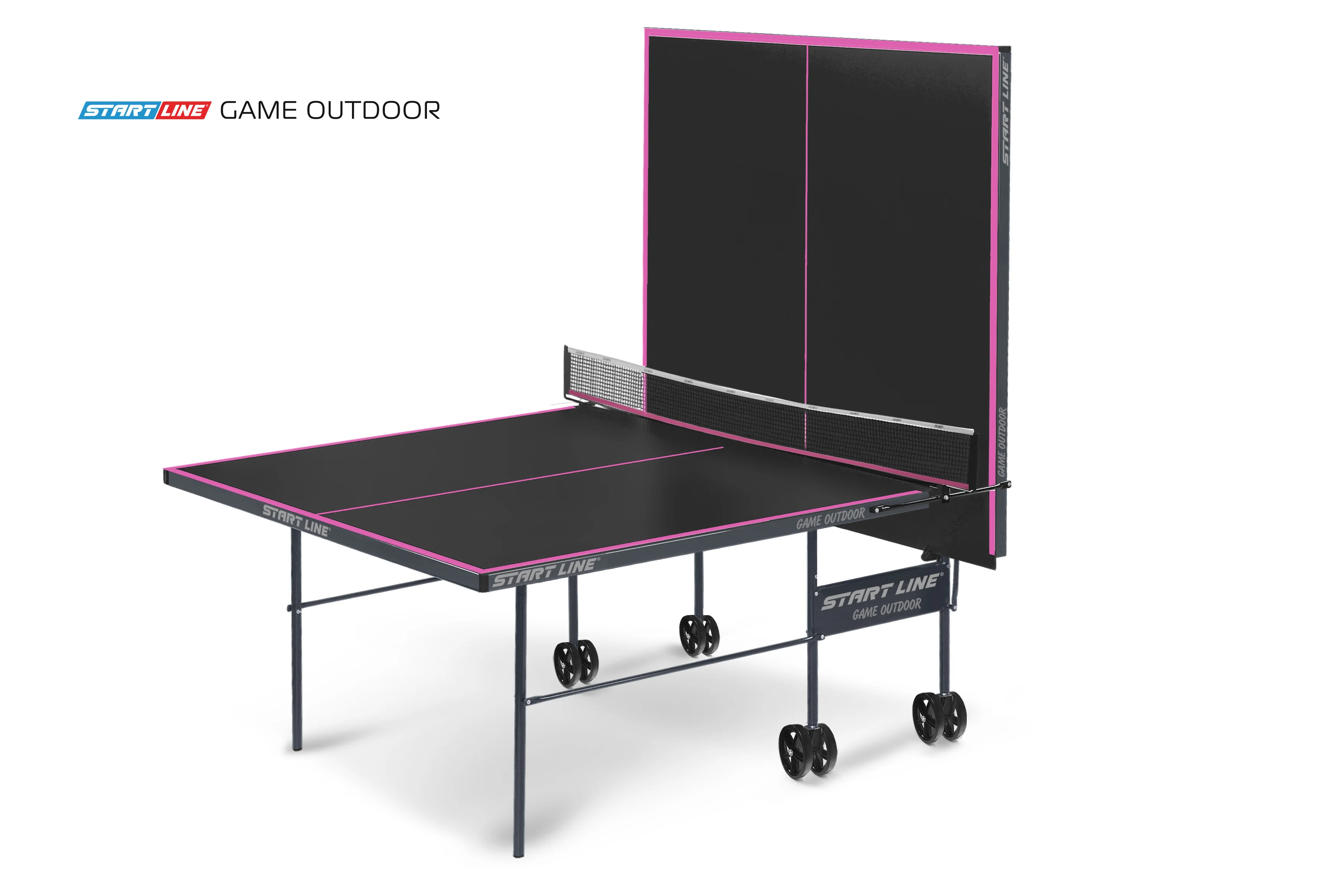 Реальное фото Стол теннисный Game 6 Всепогодный с сеткой Black от магазина Спортев