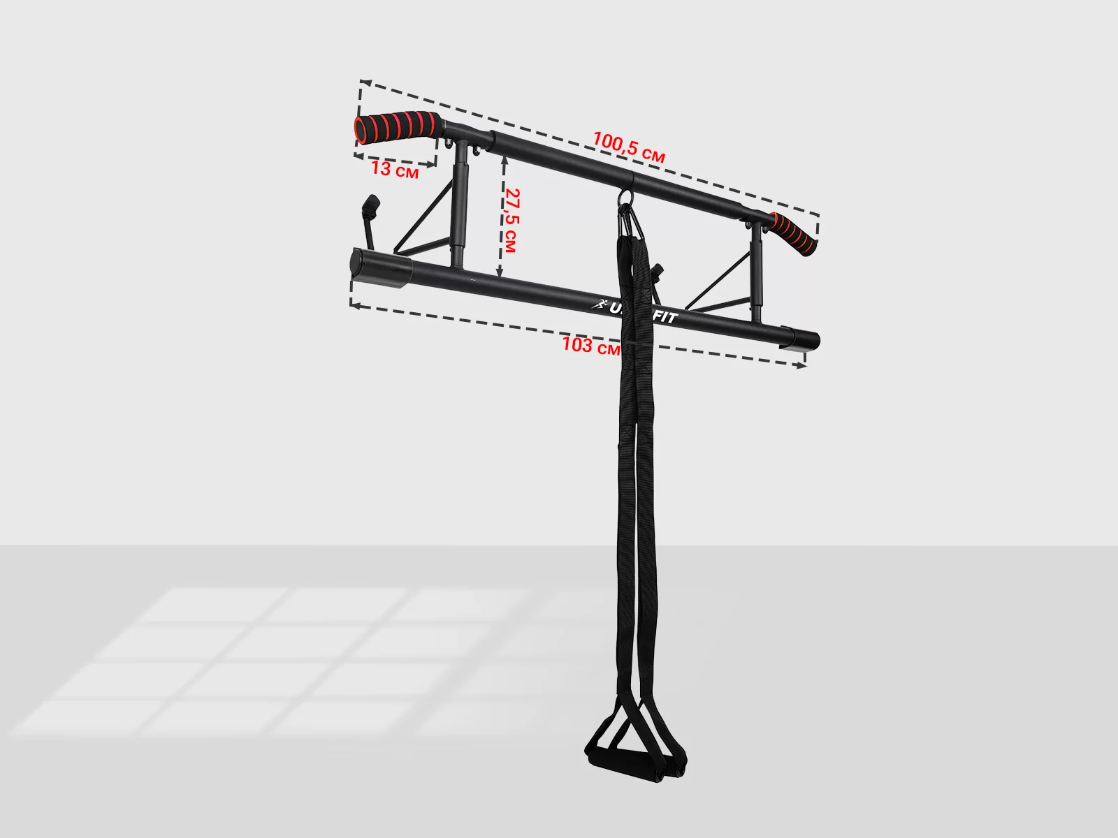 Реальное фото Турник многофункциональный UNIX Fit PULL UP 120P от магазина Спортев