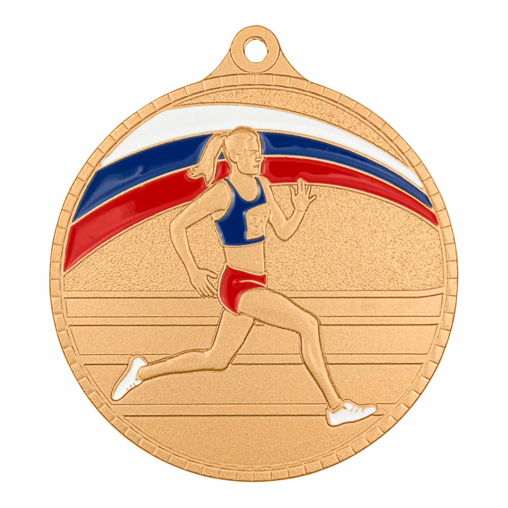 Реальное фото Медаль MZP 593-55/В бег жен (D-55мм, s-2 мм) от магазина СпортЕВ