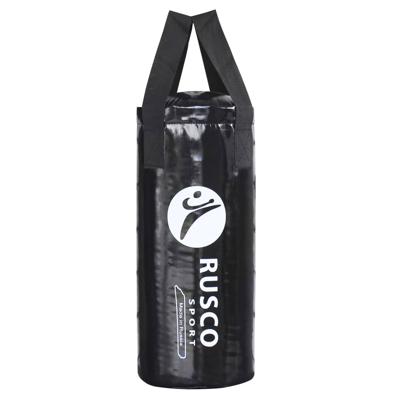 Реальное фото Мешок боксерский RuscoSport 8 кг (+/- 2 кг), 55 см, d-25 см черный 4771 от магазина СпортЕВ