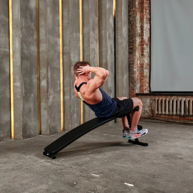 Реальное фото Скамья для пресса DFC FH10015 от магазина Спортев