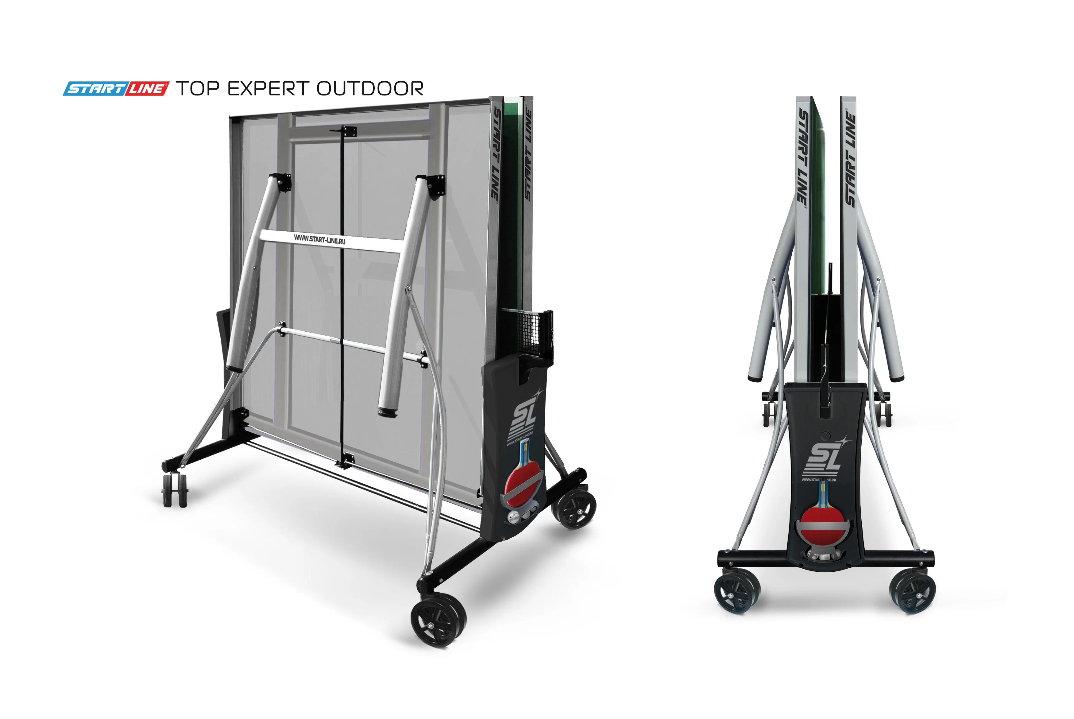 Реальное фото Стол теннисный Top Expert 6 Всепогодный Зелёный от магазина Спортев