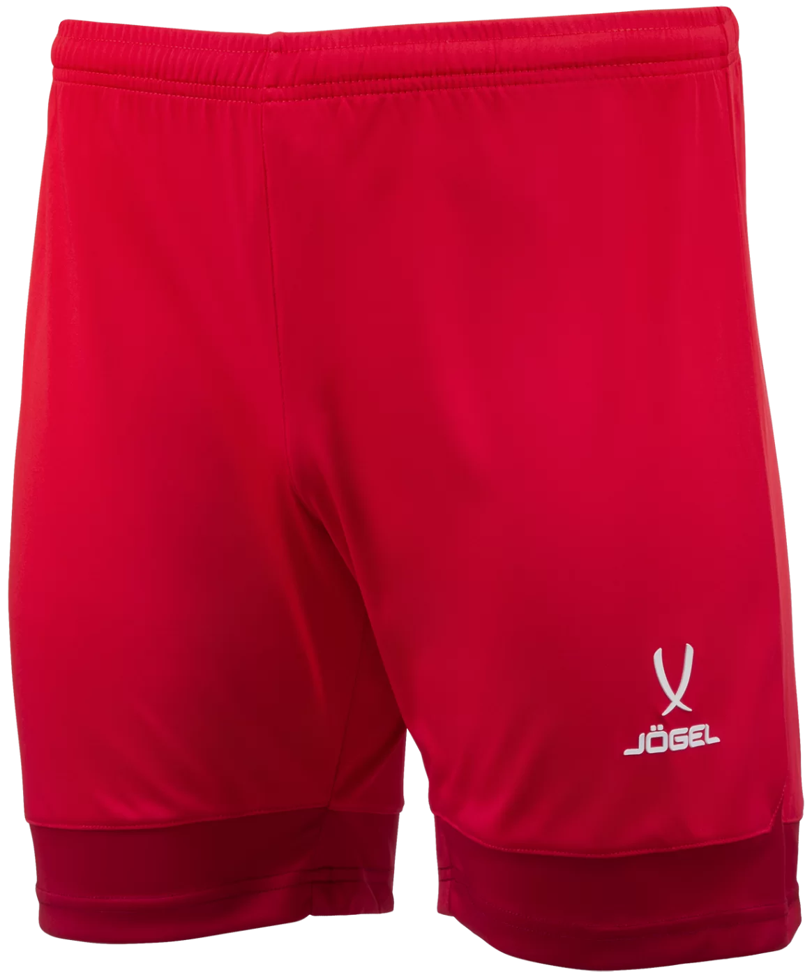 Реальное фото Шорты игровые DIVISION PerFormDRY Union Shorts, красный/ темно-красный/белый, детский Jögel от магазина Спортев