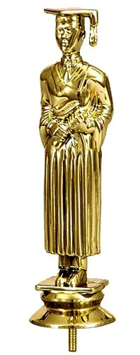 Реальное фото Фигура B342/G выпускник м. (H-13 см) от магазина Спортев