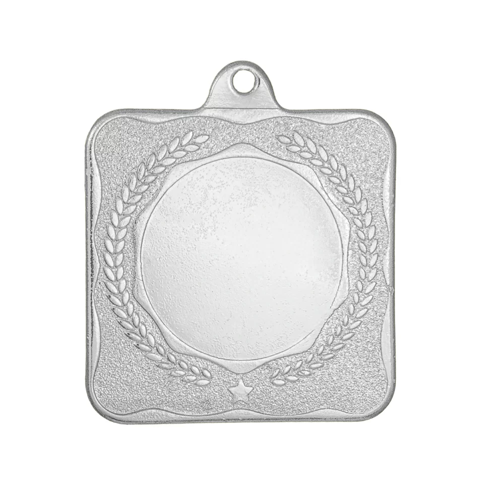Реальное фото Медаль MZ 118-50/S (46х40мм, D-25мм, s-2мм) от магазина СпортЕВ