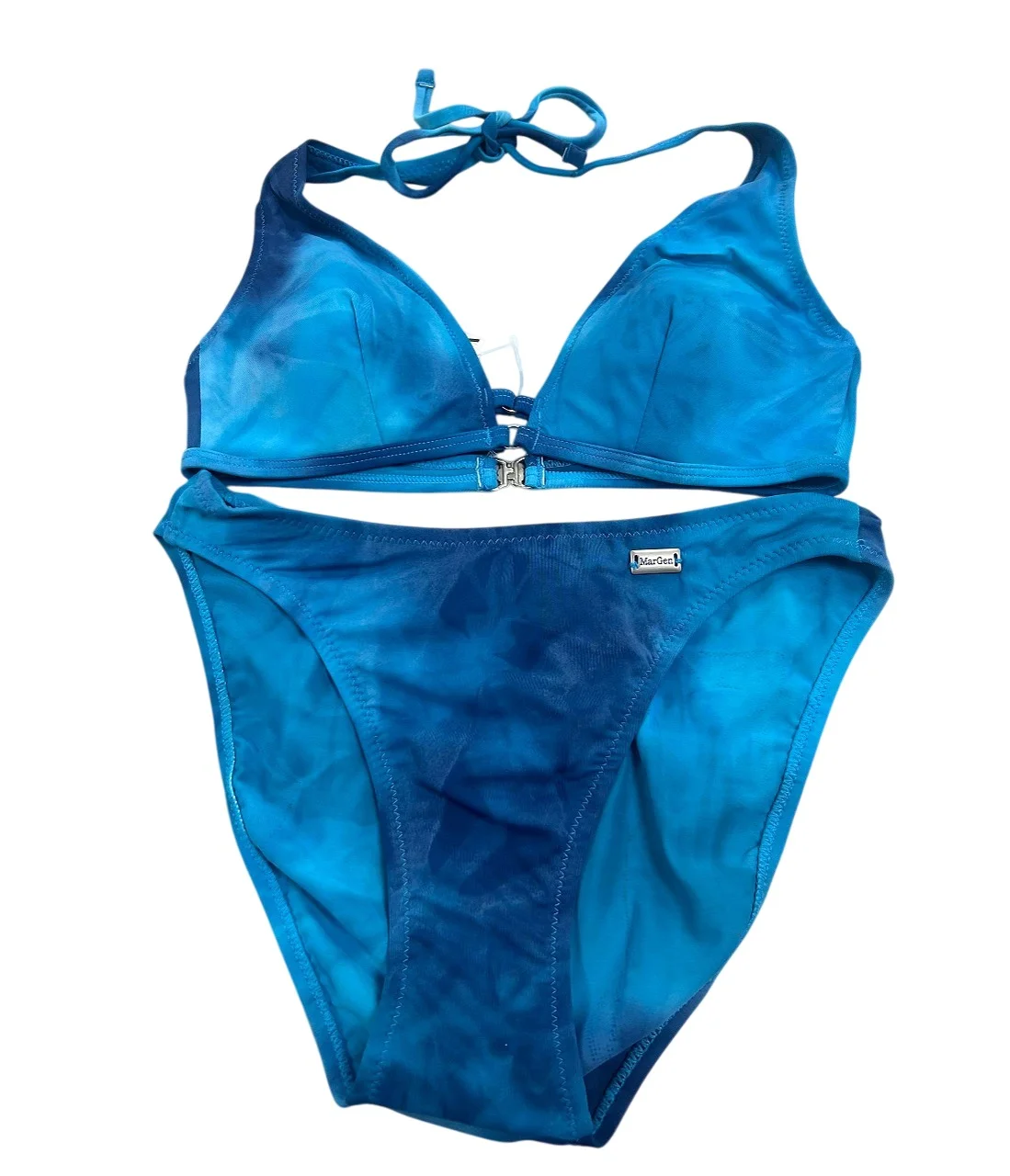 Реальное фото Купальник MarGen раздельный голубой 5-05 от магазина Спортев