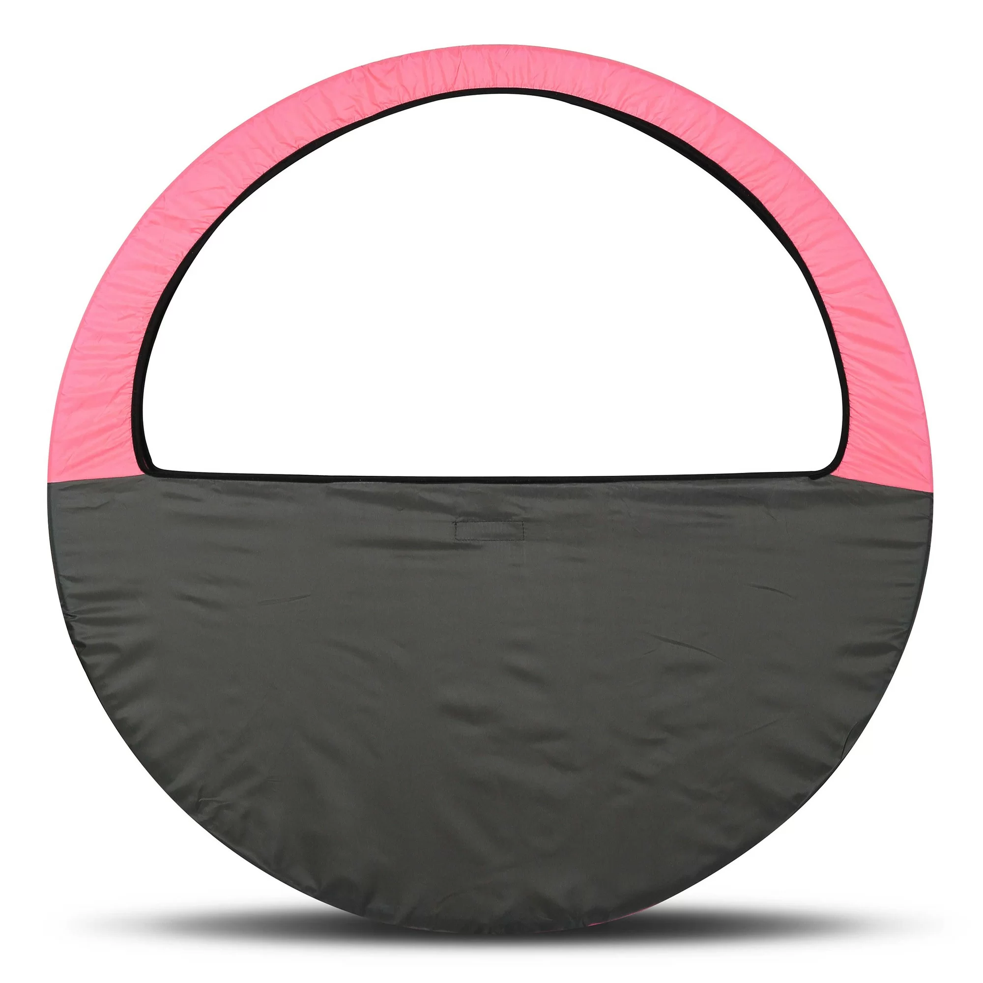 Реальное фото Чехол-сумка для обруча 60-90 см Indigo розово-серый SM-083 от магазина СпортЕВ