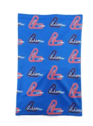 Шарф-труба с лого Loffler голубой