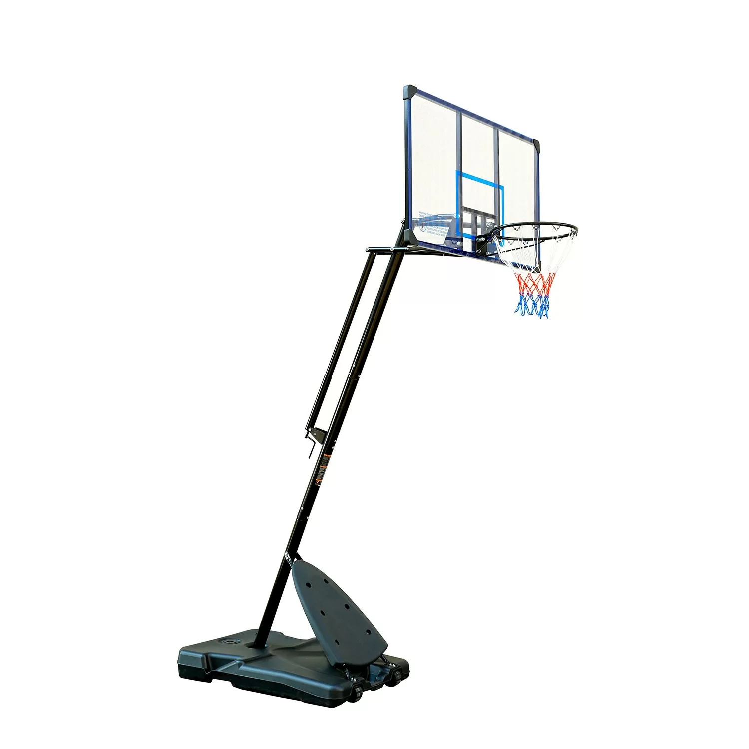 Реальное фото Баскетбольная мобильная стойка DFC 137x82см STAND54KLB от магазина СпортЕВ