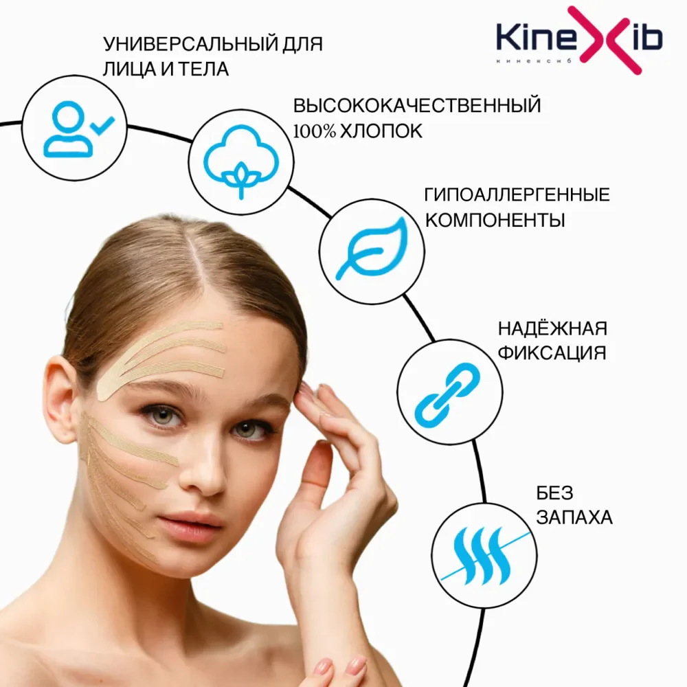 Тейп Кинезио Kinexib Classic 5 м * 5 см синий Реальное фото Тейп Кинезио Kinexib Classic 5 м * 5 см синий от магазина Спортев