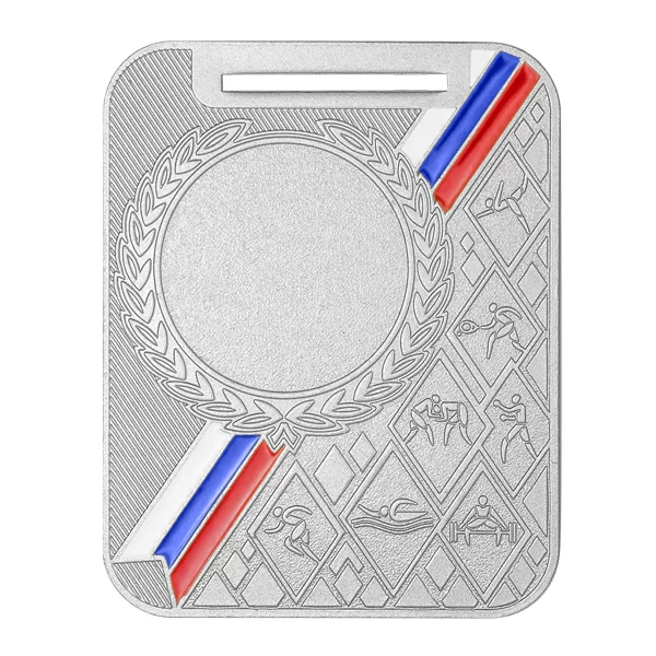 Реальное фото Медаль MZP 550-65/SM (65х48мм, D-25мм, s-2,5мм) от магазина СпортЕВ