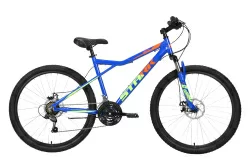 Велосипед Stark Slash 26.1 D (2023) насыщенный синий/горчичный