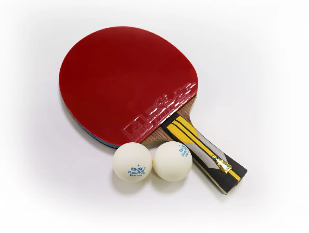 Реальное фото Ракетка для настольного тенниса Double Fish серия 6А+С +2 мяча 1* от магазина СпортЕВ