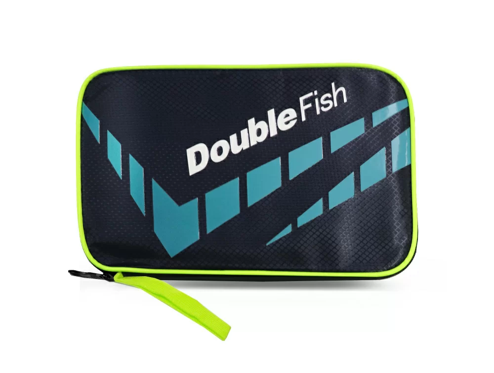 Реальное фото Чехол для теннисной ракетки Double Fish J03B голубой от магазина СпортЕВ