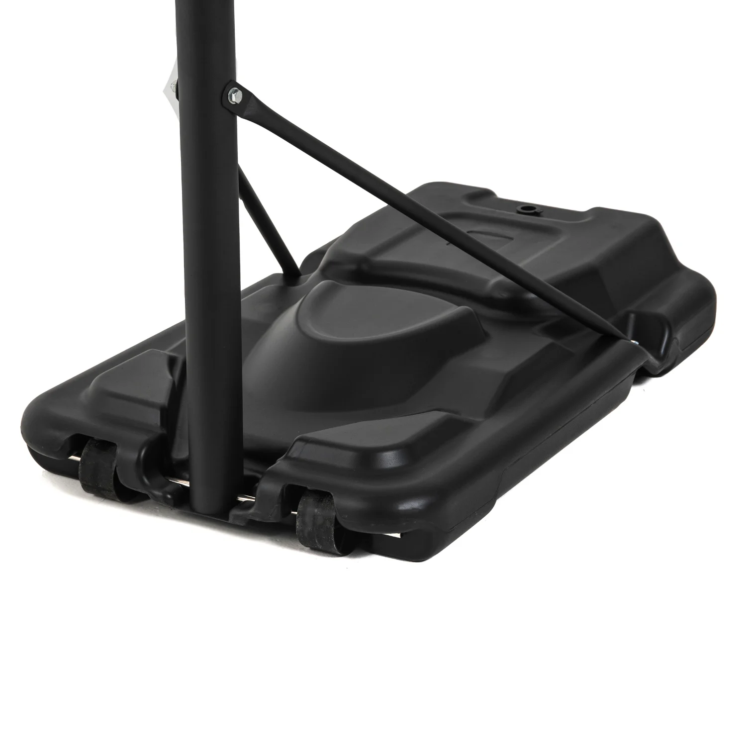 Реальное фото Баскетбольная мобильная стойка DFC STAND56P 143x80cm поликарбонат (два короба) от магазина Спортев