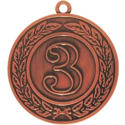 Медаль MD Rus 40/B 3 место (D-40мм, s-2мм)