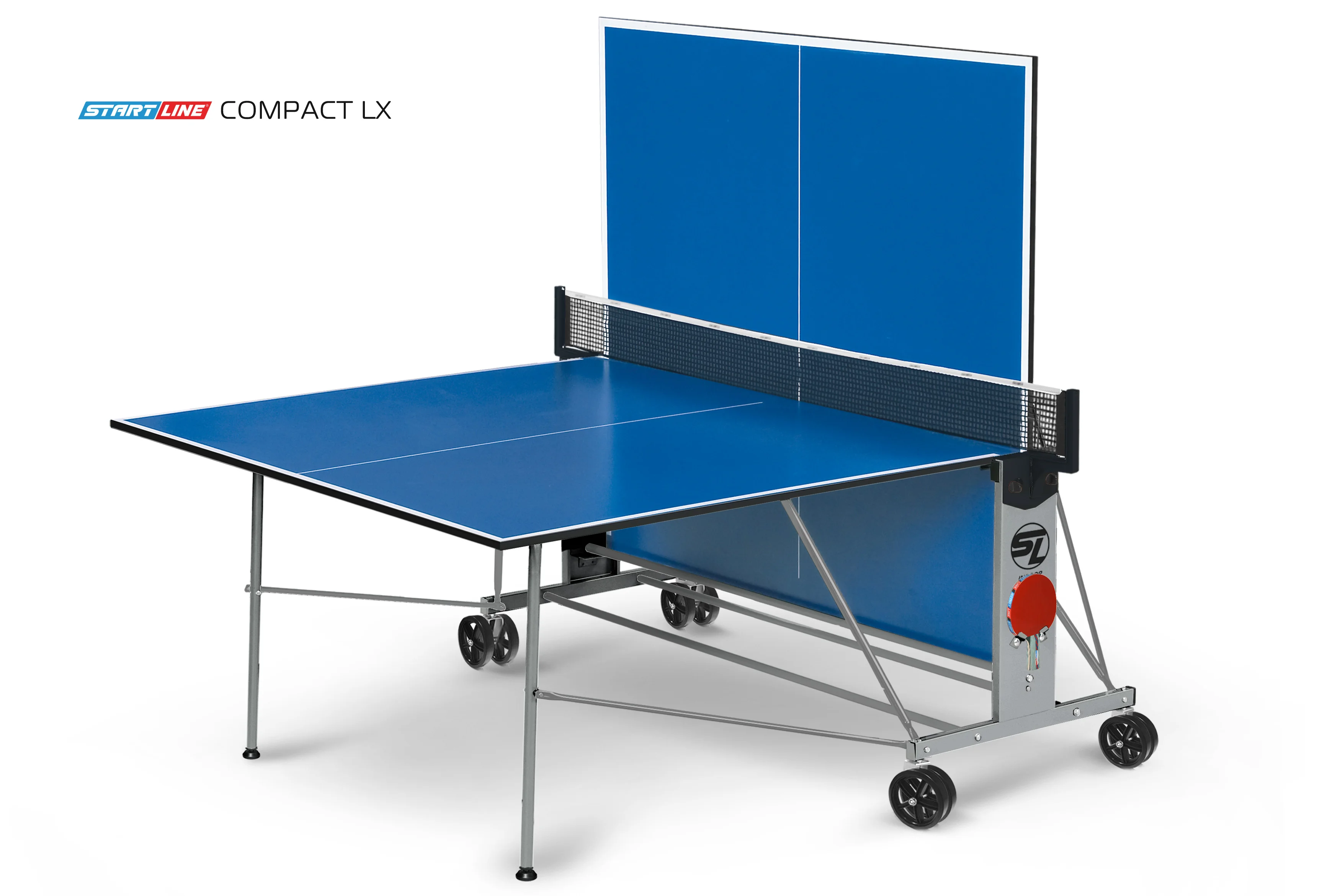 Реальное фото Стол теннисный Compact LX Синий NEW от магазина Спортев