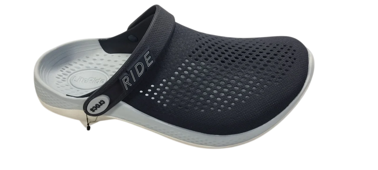 Реальное фото Кроксы AK-3 черный от магазина Спортев