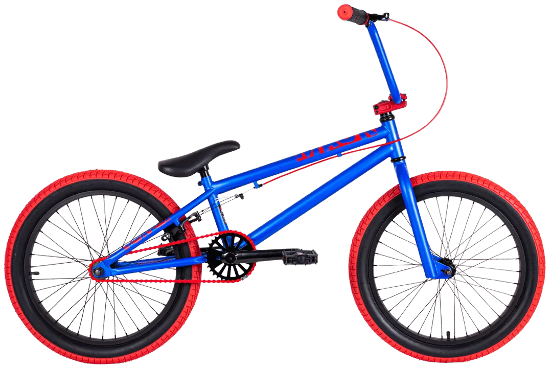 Реальное фото Велосипед BMX TechTeam Mack 20" (2022) синий  680011 от магазина Спортев