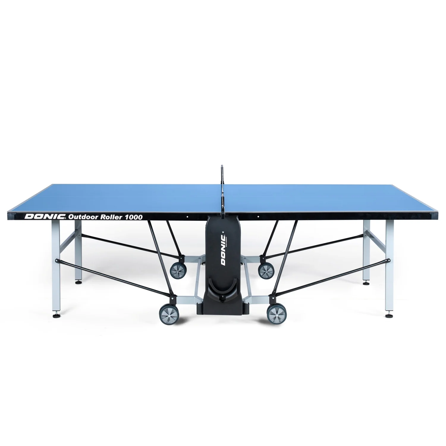 Реальное фото Теннисный стол DONIC OUTDOOR ROLLER 1000 BLUE 230291-B от магазина Спортев