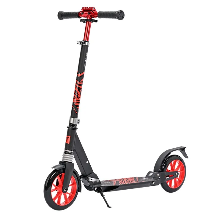 Самокат TechTeam City Scooter (2024) красный Реальное фото Самокат TechTeam City Scooter (2024) красный от магазина Спортев