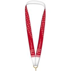 Лента для медали красная ГТО (1-сторонняя, 25 мм)