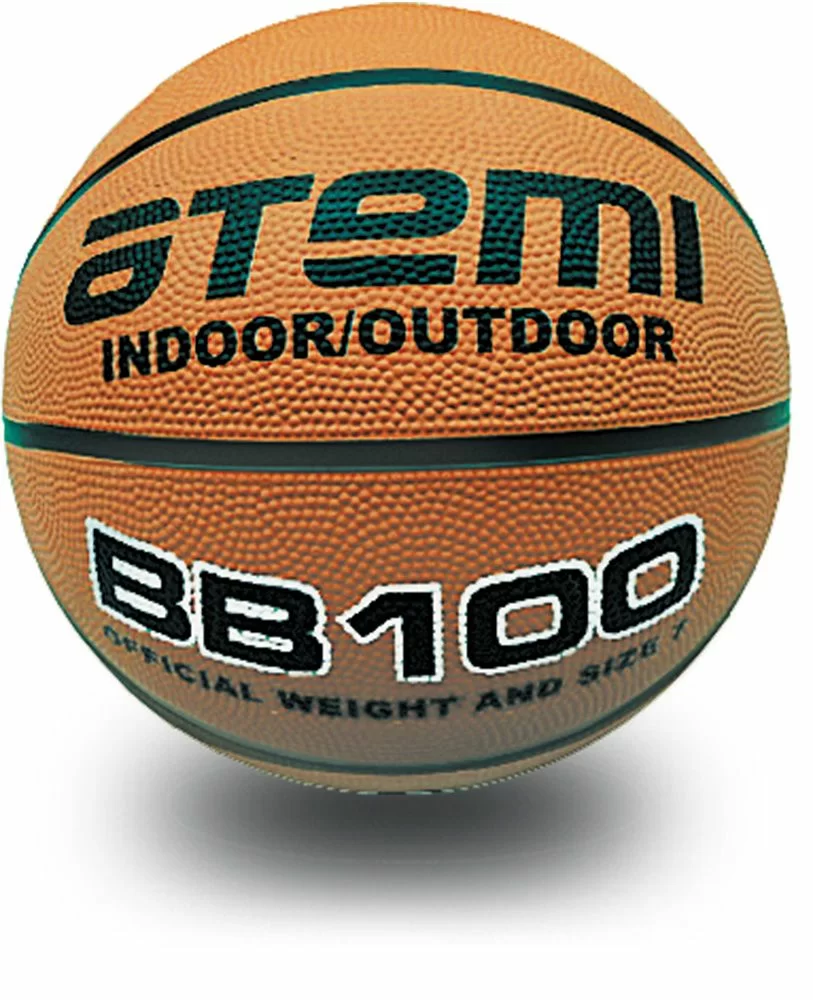 Реальное фото Мяч баскетбольный Atemi BB100 размер №7 резина 101328 от магазина СпортЕВ