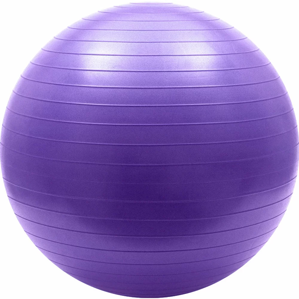 Реальное фото Фитбол 85 см FBA-85-4 Anti-Burst фиолетовый от магазина СпортЕВ