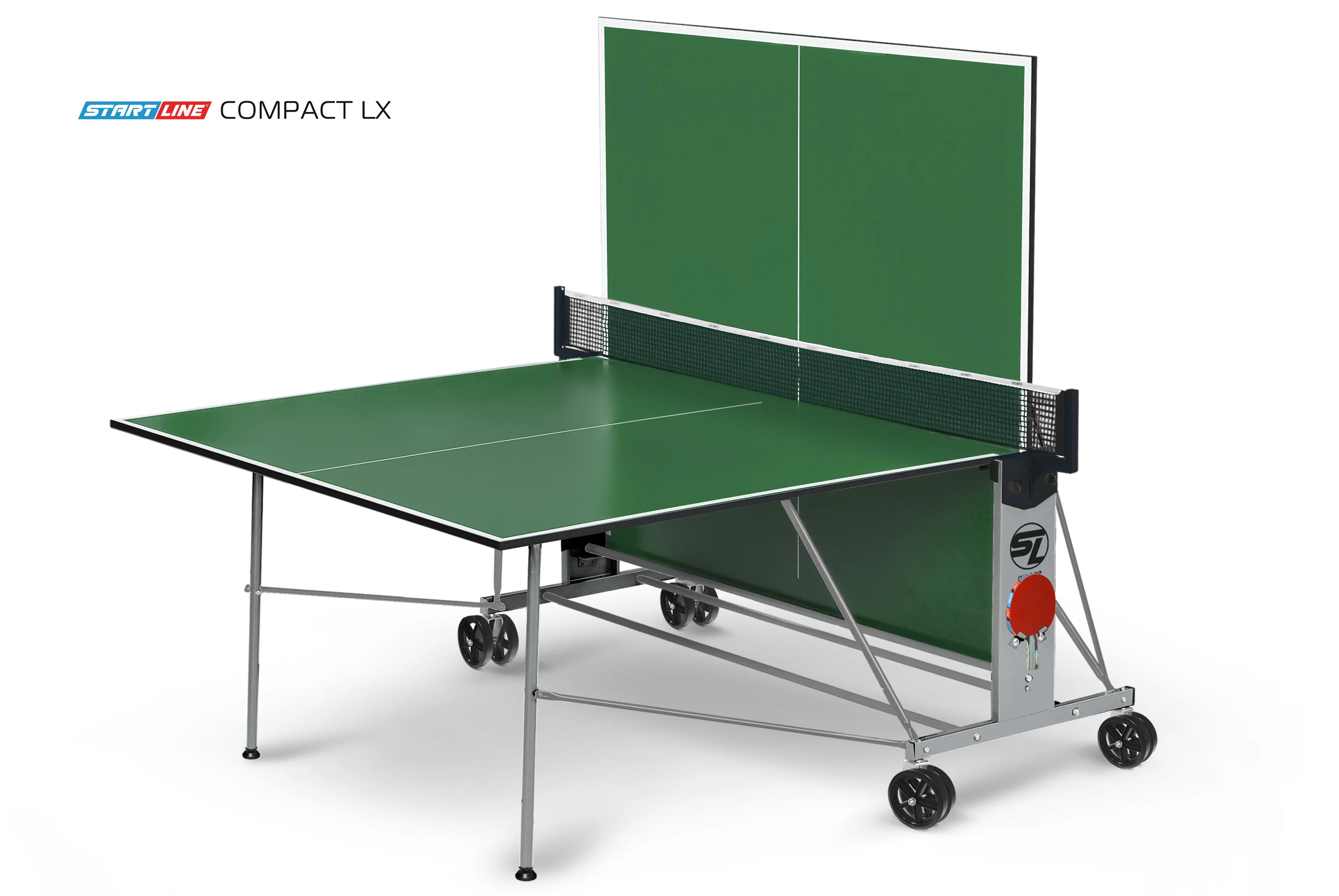 Реальное фото Стол теннисный Compact LX Зелёный NEW от магазина Спортев