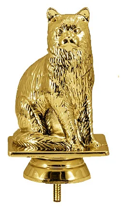 Реальное фото Фигура B359/G кошка (H-9,5 см) от магазина Спортев