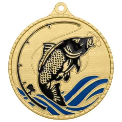 Медаль MZP 651-55/GМ рыболовный спорт (D-55мм, s-2 мм)